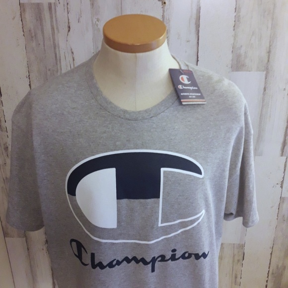 NWT Champion Athletic wear Gray T-Shirt 1XL Big - Picture 3 of 8